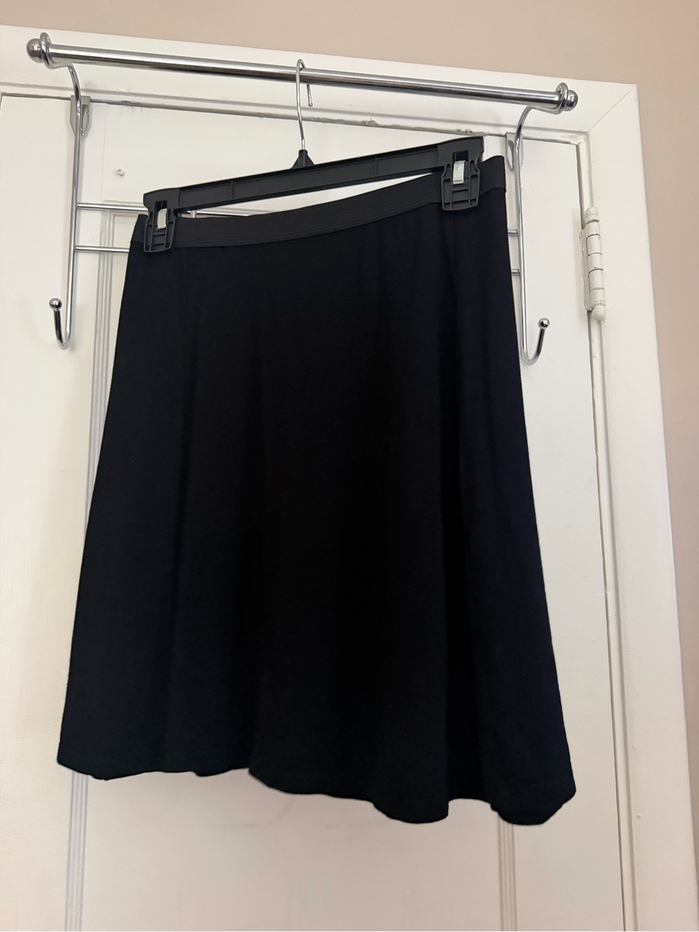 ASOS Curve Black Circle Skater Skirt - Flared Silhouette